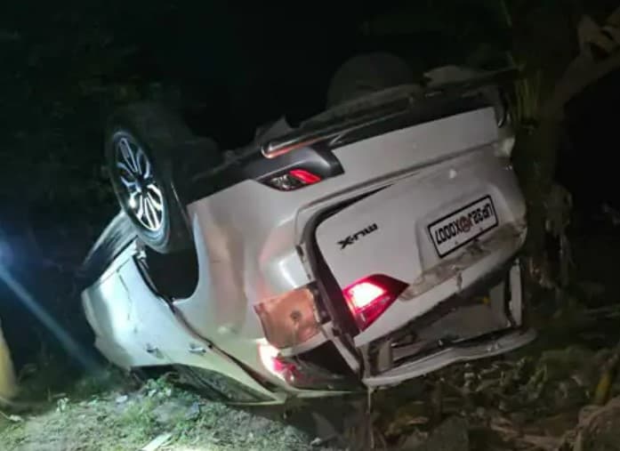 बहराइच हाईवे पर अनियंत्रित होकर पलटी BJP विधायक की कार, बहू समेत छह लोग गंभीर रूप से घायल, लखनऊ रेफर