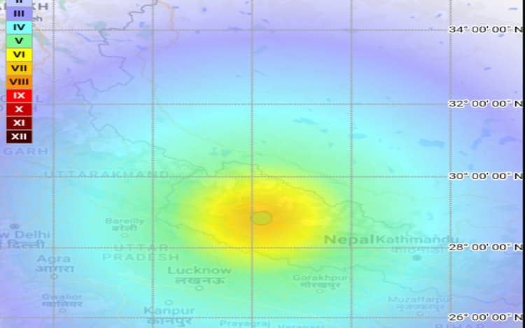 Earthquake : दिल्ली-NCR में भूकंप के तेज झटके, यूपी-बिहार में भी डोली धरती, दहशत में घरों से बाहर निकले लोग