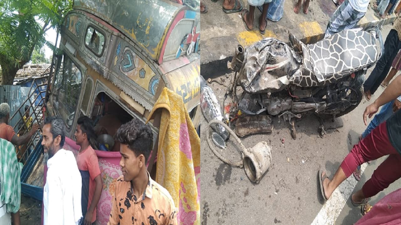 Bihar: अररिया-पूर्णिया फोरलेन पर तेज रफ्तार ट्रक ने बाइक सवार पति-पत्नी को रौंदा, मौत के बाद हंगामा