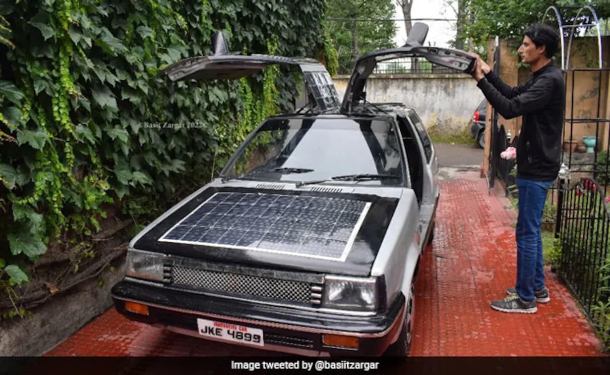 Maruti 800 को बना डाला Solar Car, फीचर्स जानकर रह जाएंगे हैरान