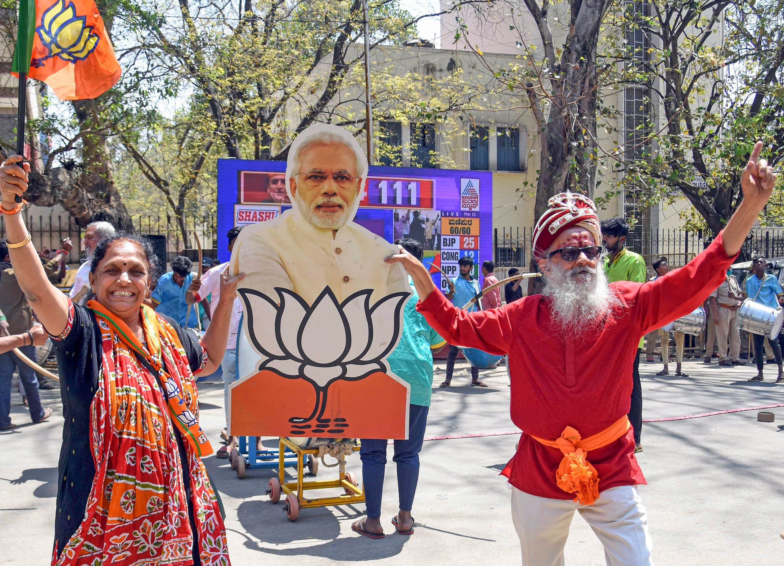 Goa Election Result 2022: बहुमत का आंकड़ा 21 भाजपा को 20 सीटें, तीन निर्दलीयों का समर्थन