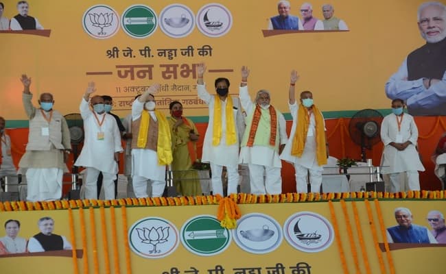 Bihar Chunav 2020 : बिहार का नेतृत्व नीतीश कुमार के हाथ में सुरक्षित रहना चाहिए : जेपी नड्डा