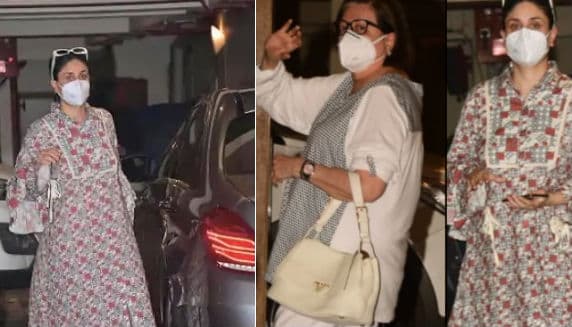 प्रेग्नेंसी में बेबी बंप फ्लॉन्ट करते नजर आईं करीना कपूर खान, मां बबीता के साथ निकली घूमने प्रेग्नेंसी में बेबी बंप फ्लॉन्ट करते नजर आईं करीना कपूर खान, मां बबीता के साथ निकली घूमने