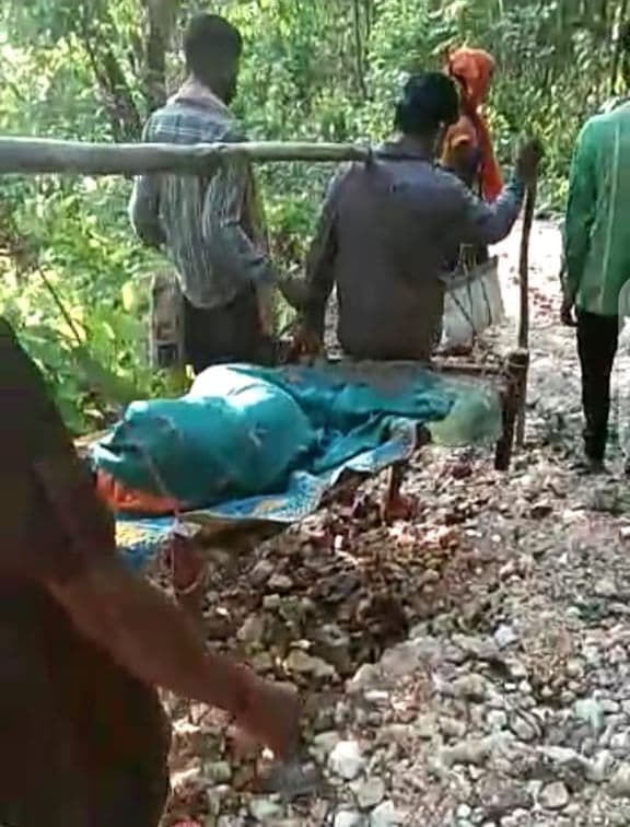 झारखंड के बोकारो जिले के संताली बहुल गांव असनापानी में आज भी 'खाट' पर है स्वास्थ्य व्यवस्था, आदिम युग में जीने को हैं मजबूर ग्रामीण