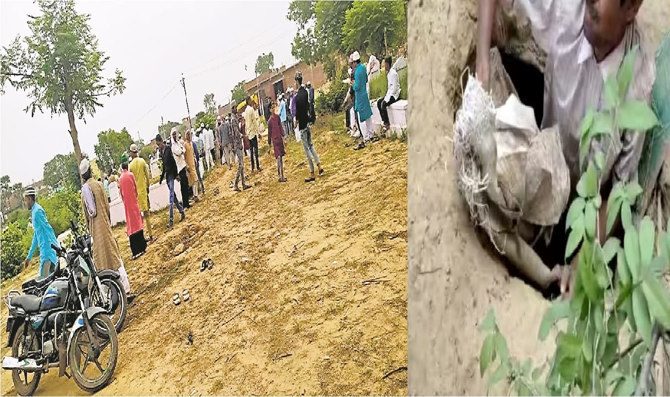 बिहार में शराब माफियाओं ने कब्रिस्तान तक नहीं छोड़ा, शराब छुपाने के लिए कब्र को बना दिया बंकर