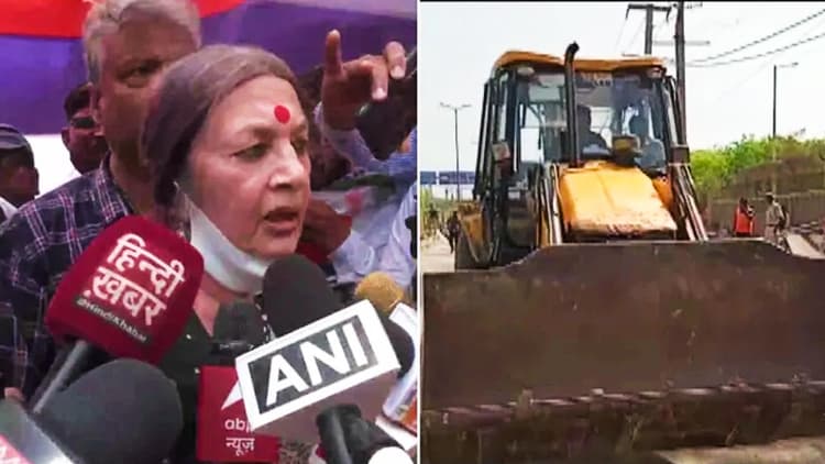 Jahangirpuri: सुप्रीम कोर्ट का ऑर्डर लेकर भागी आयीं वृंदा करात, दिल्ली नगर निगम के बुलडोजर को रुकवाया