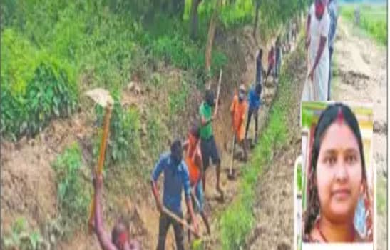 सात दिन में मजदूरों ने 5200 फुट लंबे कैनाल का किया जीर्णोद्धार