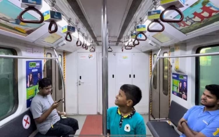 कोलकाता : अब मेट्रो ट्रेन में भी होगा बच्चों का मनोरंजन, ले सकेंगे कार्टून शो का मजा