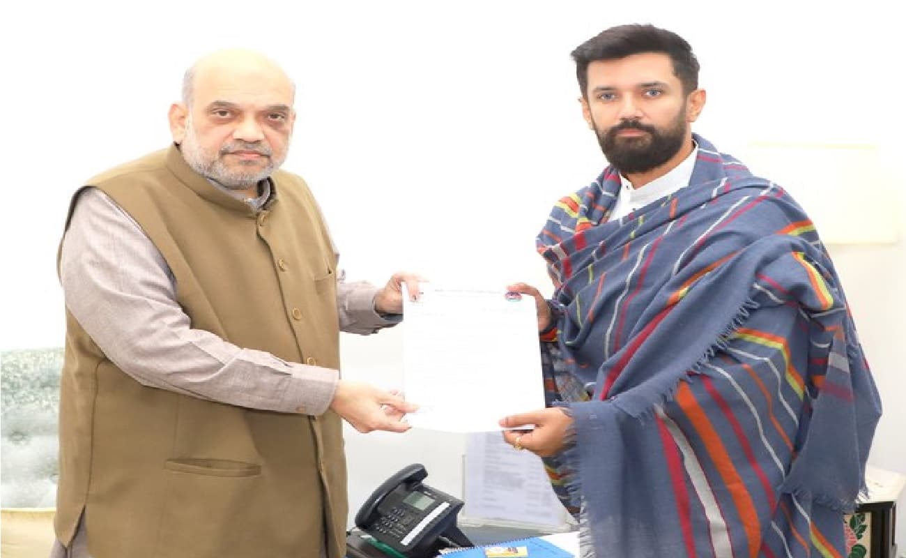 बिहार में लगे राष्ट्रपति शासन, चिराग पासवान ने अमित शाह से मुलाकात कर रखी मांग