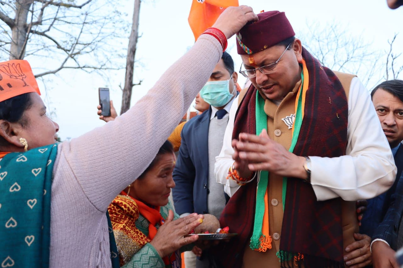 Uttarakhand Election 2022: काम बनाम कारनामा का है यह चुनाव, काशीपुर में मुख्यमंत्री धामी बोले