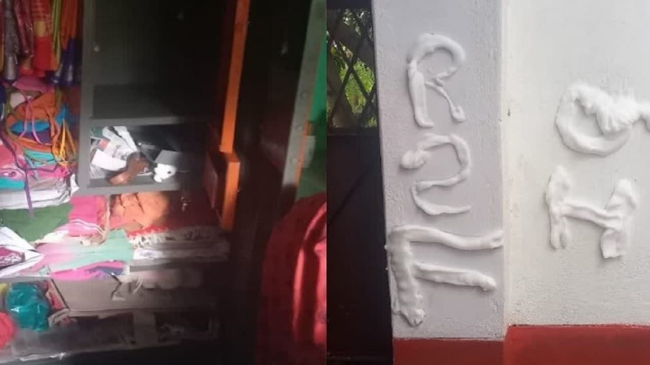 बिहार: लाखों की चोरी के बाद चोरों ने दीवार पर सेविंग क्रीम से लिखा कोड, पुलिस डिकोड करने में जुटी