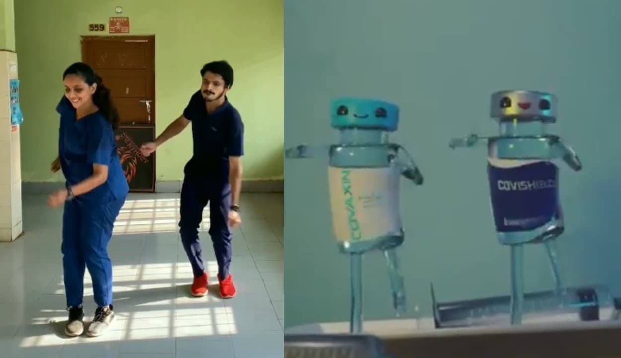 Viral Video : मेडिकल के दो स्टुडेंट्स ने रसपुतिन गीत पर किए डांस, तो पुलिस बनाया वैक्सीनेशन जागरूकता का हथियार