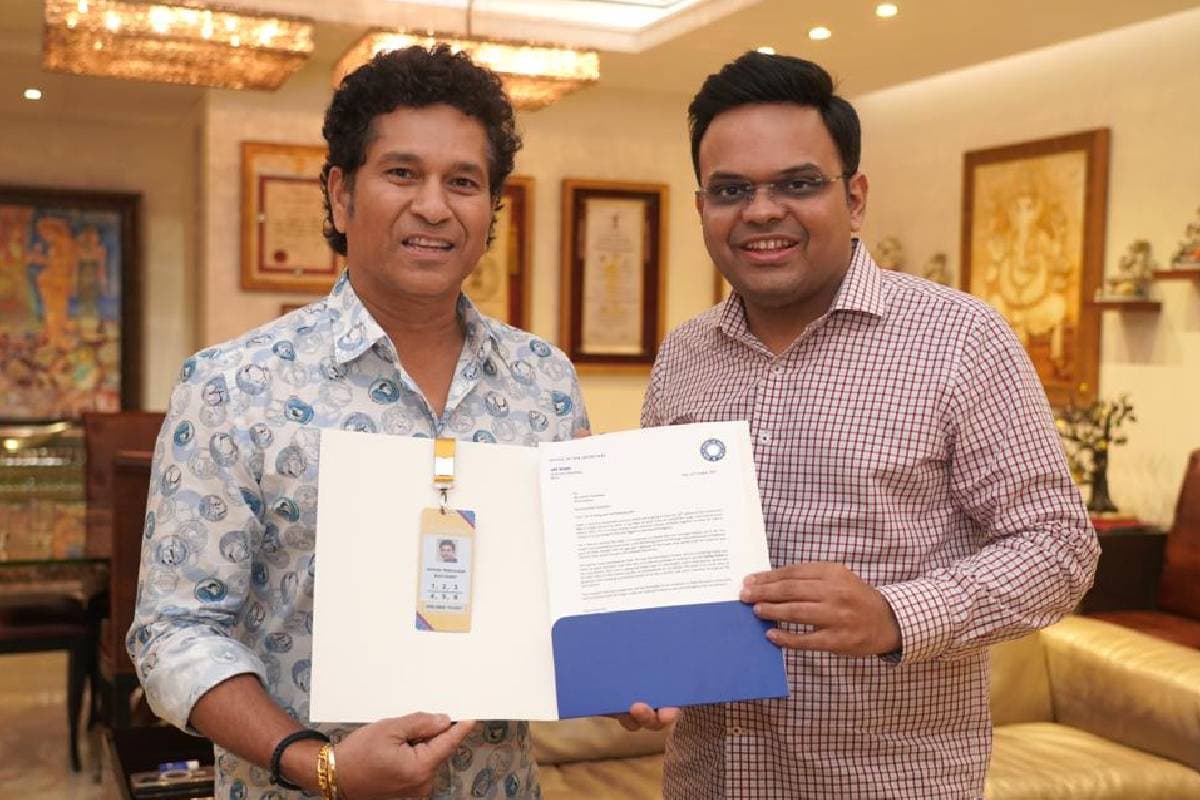 जय शाह ने महान सचिन तेंदुलकर को दिया आईसीसी 2023 वर्ल्ड कप का 'गोल्डन टिकट'