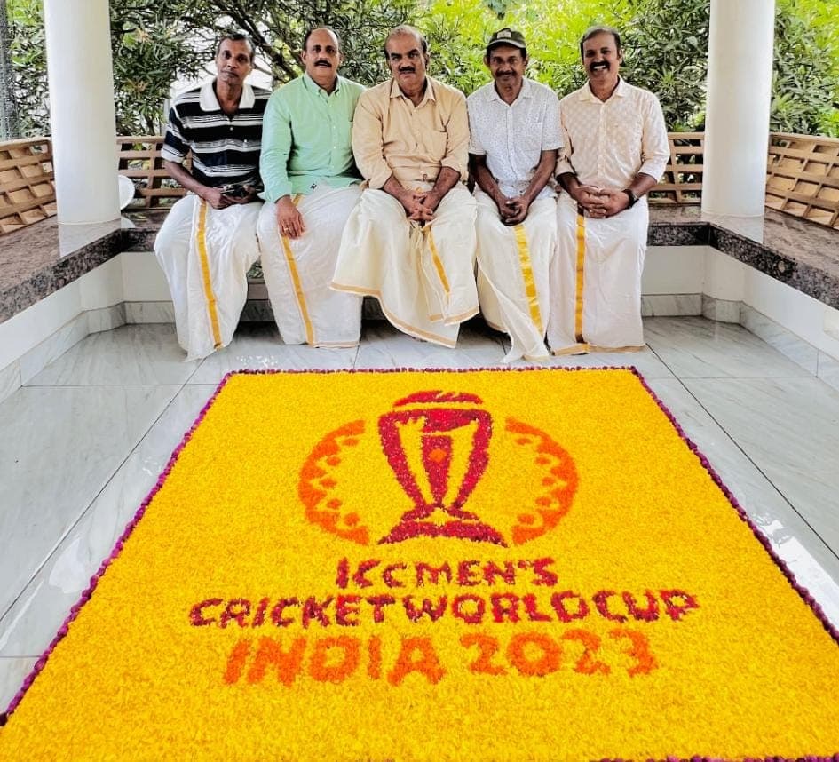 World Cup 2023: क्रिकेट विश्व कप के स्वागत के लिए असली फूलों की कालीन, जानें किसने किया है तैयार