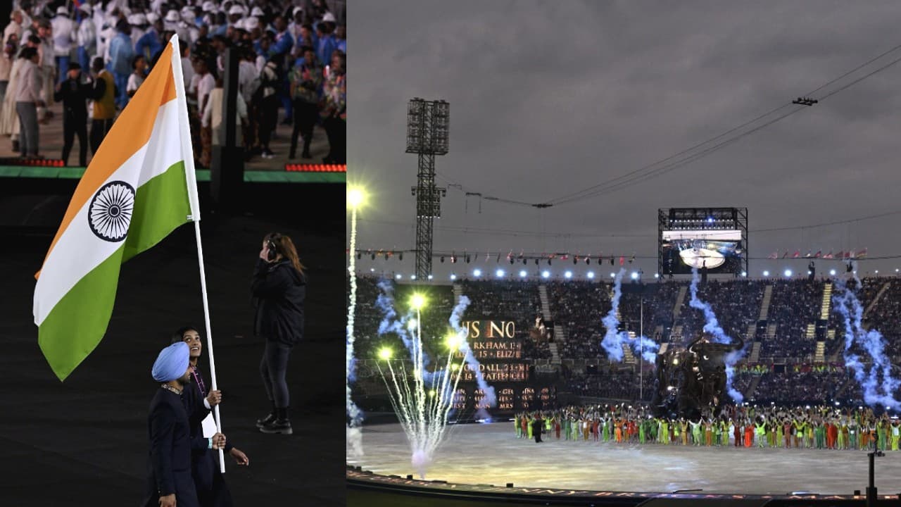 Commonwealth Games: बर्मिंघम राष्ट्रमंडल खेलों की रंगारंग शुरुआत, पीवी सिंधु और मनप्रीत भारत के ध्वजवाहक