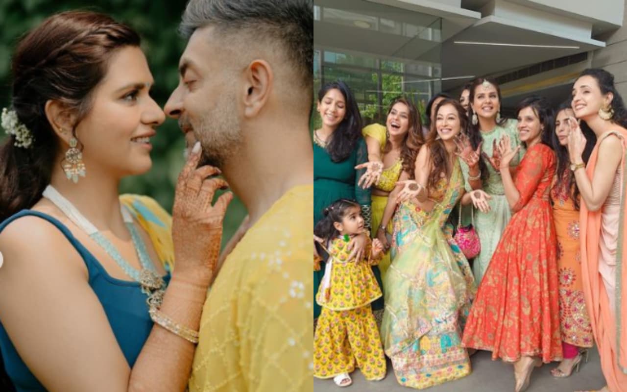 Dalljiet Kaur: हल्दी में दलजीत कौर को निहारते रहे होने वाले पति निखिल पटेल, संगीत में इन स्टार्स ने लूटी महफिल