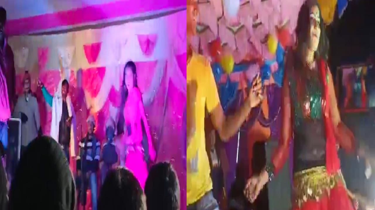 लखीसराय में सरस्वती पूजा के अवसर पर अश्लील डांस, जिनको मिला समाज सुधार का जिम्मा, वही लगा रहे थे ठुमके