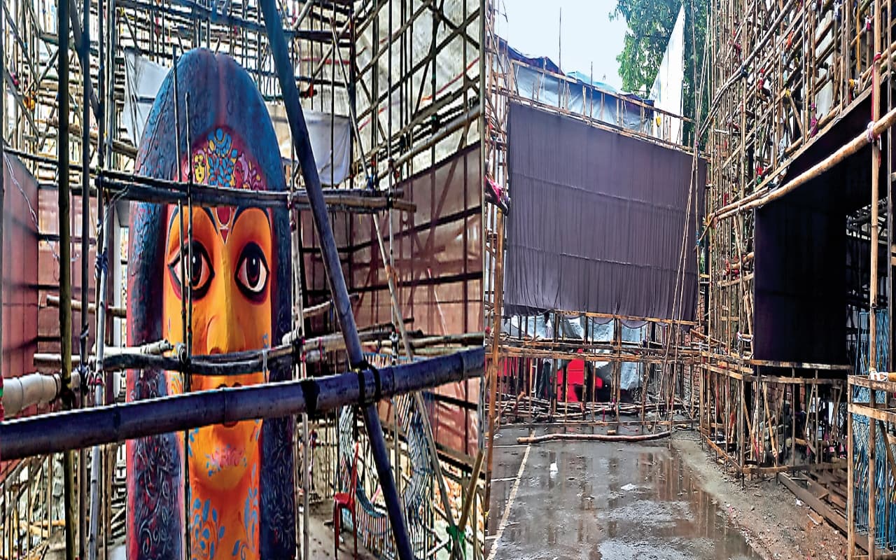 झारखंड में मौसम का प्रेशर लो दुर्गा पूजा की तैयारी स्लो, बारिश थमने का इंतजार कर रहे कारीगर और मूर्तिकार