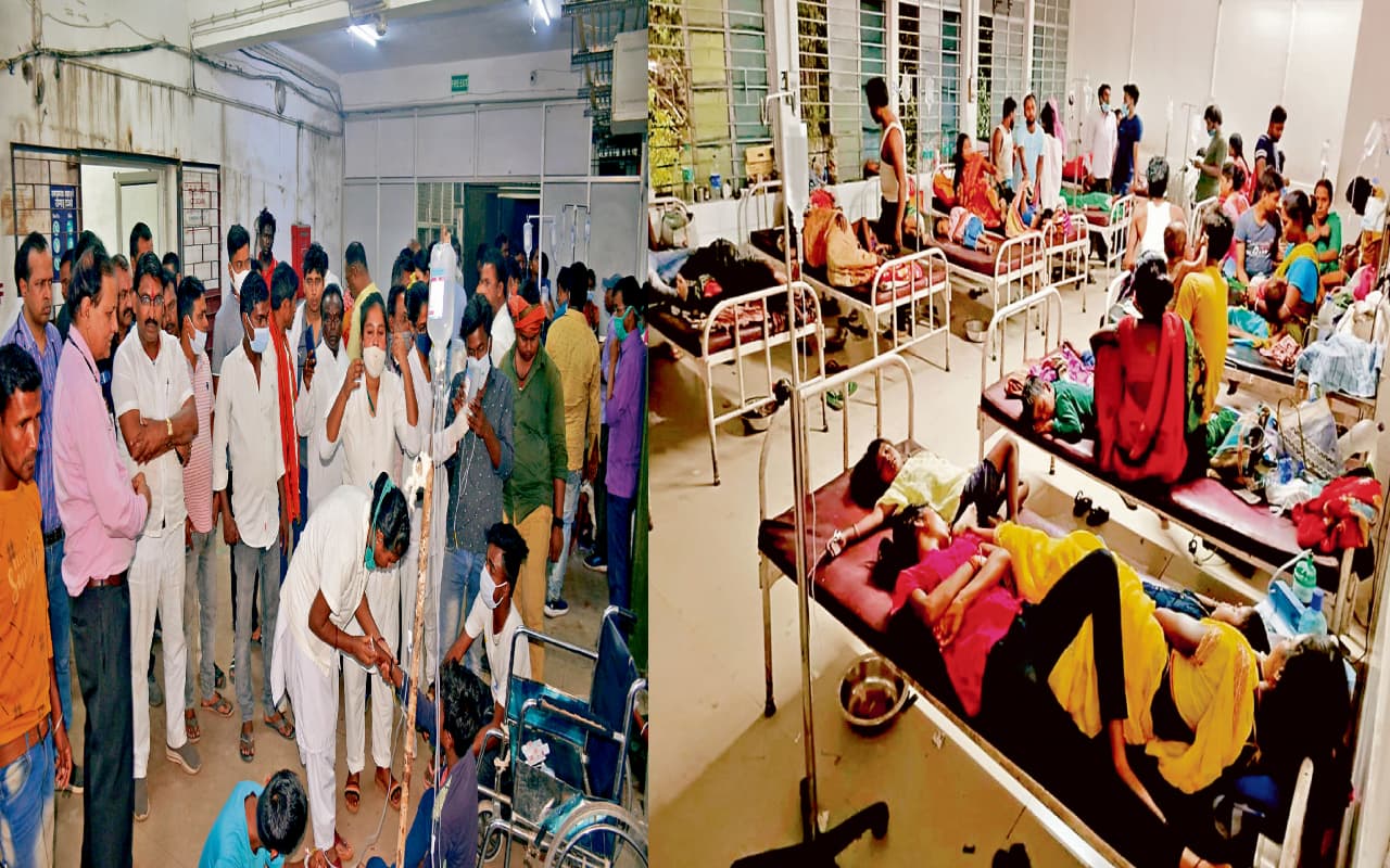 धनबाद के इमरजेंसी विभाग में रात 10 बजे के बाद फैला चीत्कार, हर मिनट पहुंच रहे थे मरीज, जानें पूरा मामला