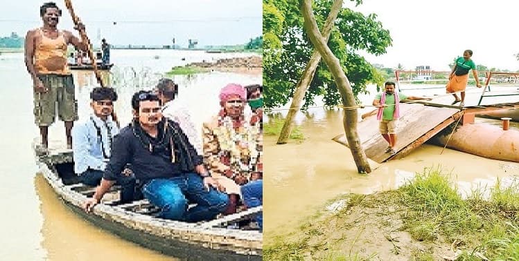 Bihar Flood 2021: मुजफ्फरपुर के कई गांवों में घुसा बागमती का पानी, कटरा के 14 पंचायतों का सड़क संपर्क भंग