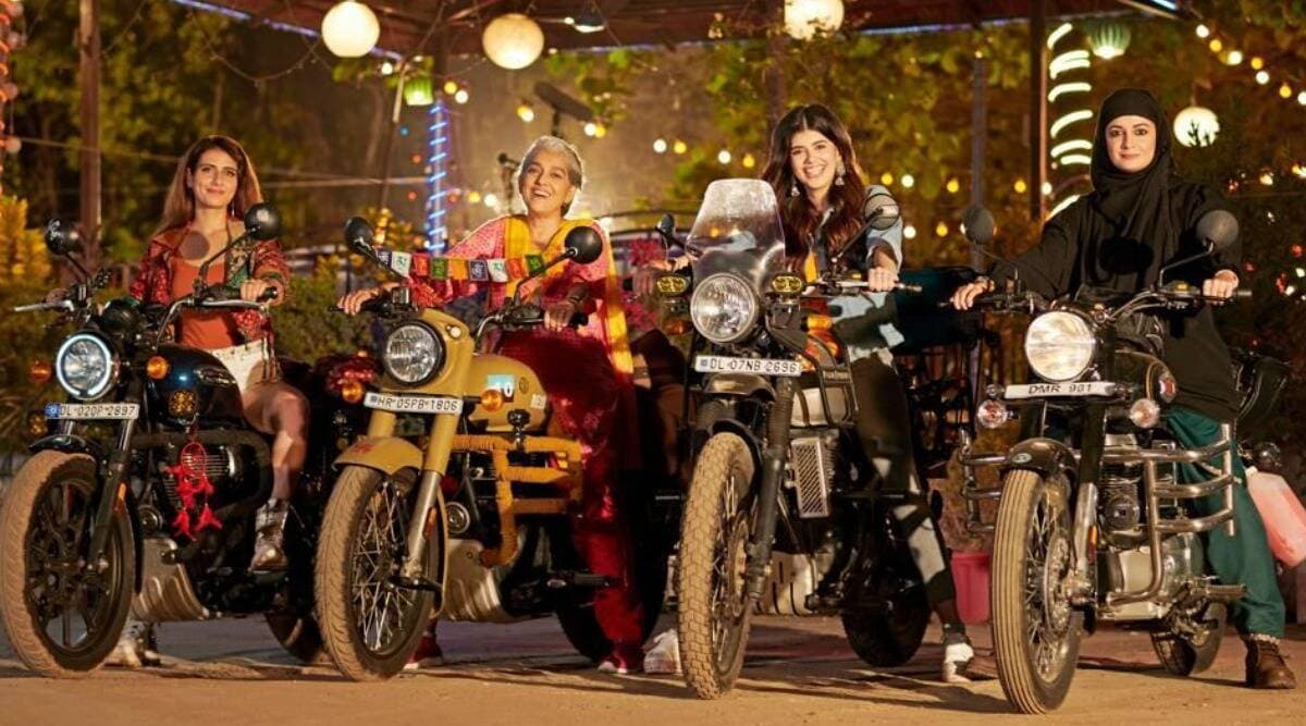 Dhak-Dhak : रॉयल एनफील्ड की बाइक्स से रोड ट्रिप पर निकलेंगी दीया मिर्जा, फातिमा, रत्ना और संजना