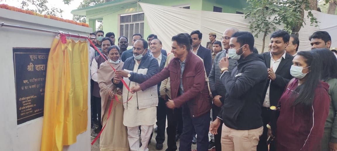 Bareilly News: पीलीभीत टाइगर रिजर्व पहुंचे वन एवं पर्यावरण मंत्री, चूका में सिग्नेचर गेट का किया लोकार्पण