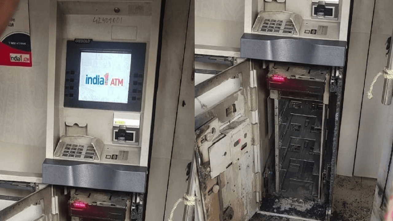 Bihar News: सिवान में बदमाशों ने गैस कटर से काटा ATM, 20 लाख रुपये लेकर हुए फरार