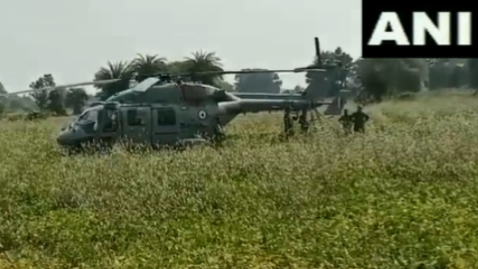मध्य प्रदेश: खेत में अचानक उतरा भारतीय वायु सेना का एएलएच ध्रुव हेलीकॉप्टर, 6 जवान थे सवार, देखें वीडियो