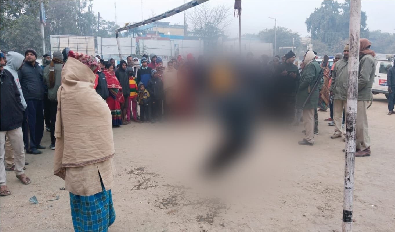 बिहारशरीफ में युवक की हत्या कर स्कूल के ग्राउन्ड में गोल पोस्ट से लटकाया शव, प्रेम प्रसंग में मर्डर की आशंका