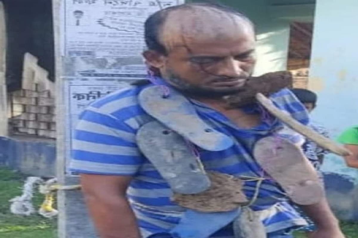 West Bengal News: महिला से अवैध संबंध को लेकर सालिसी सभा ने सुनाया फरमान, सिर मुंडकर पहनायी जूते की माला