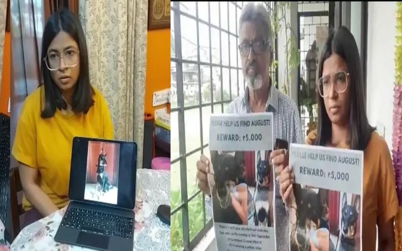 प्यार हो तो ऐसा... डॉगी को ढूंढ़ने लंदन से आई युवती, 15 हजार का रखा इनाम