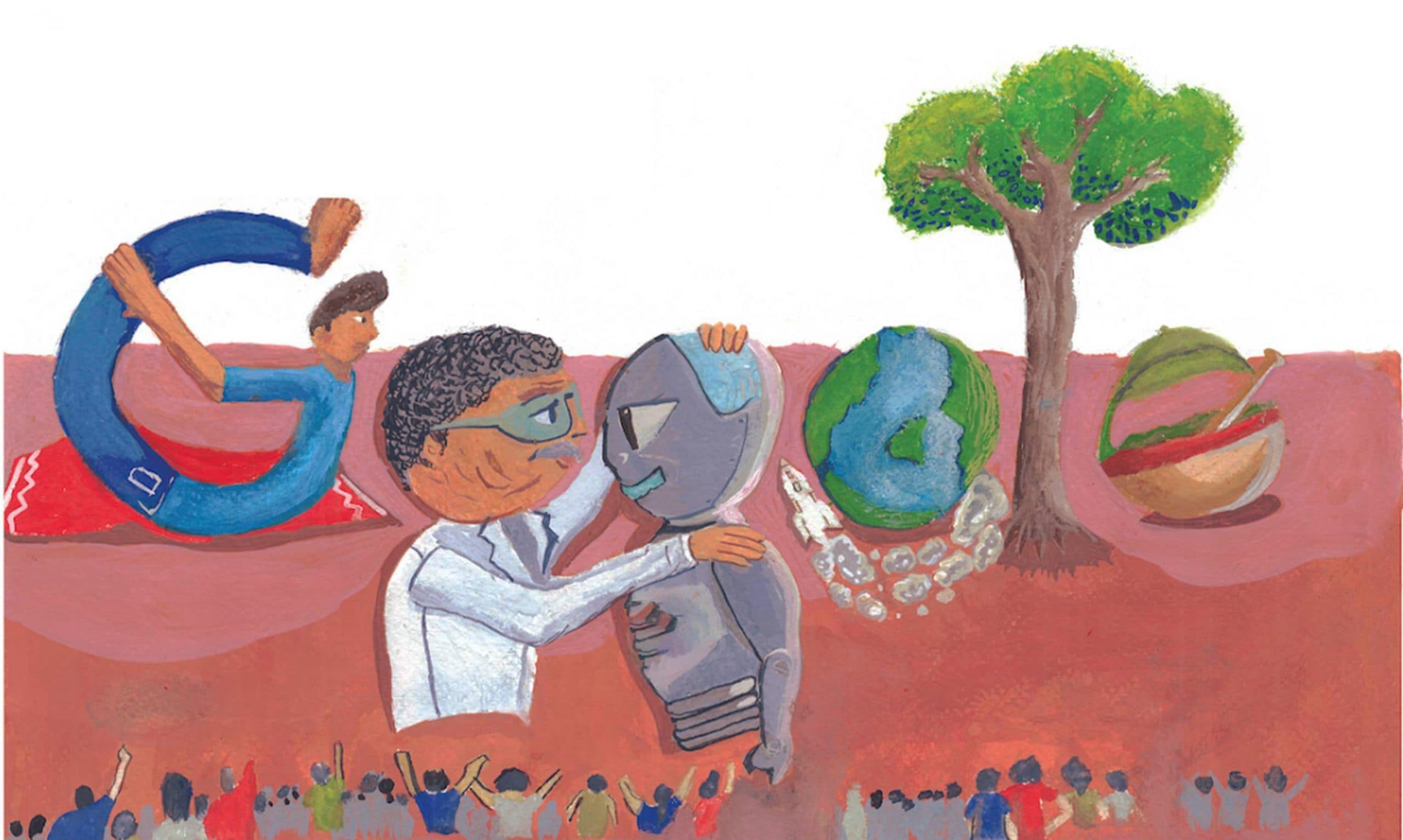 Doodle For Google 2022 आर्टवर्क प्रतियोगिता के विजेता बने श्लोक मुखर्जी, यहां देखें उनकी कला