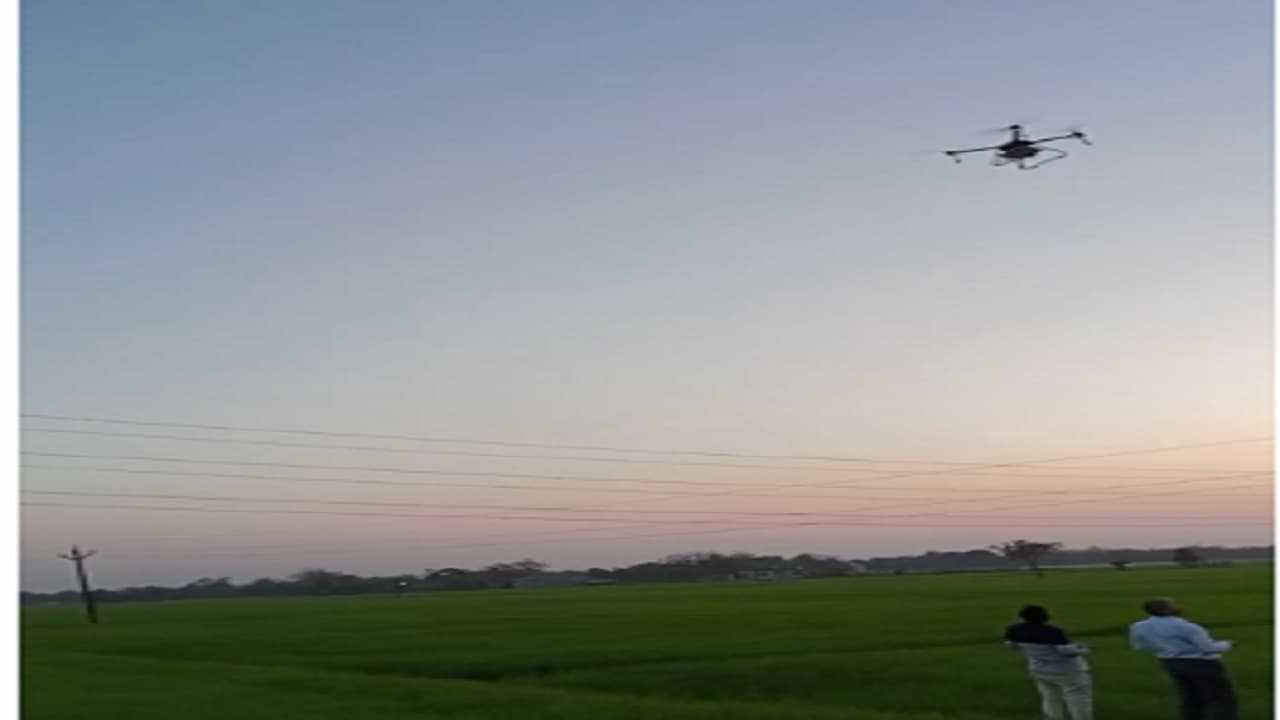 बिहार के 38 हजार एकड़ में होगा ड्रोन से कीटनाशक का छिड़काव, 24 घंटे पहले किसानों को मिलेगी सूचना