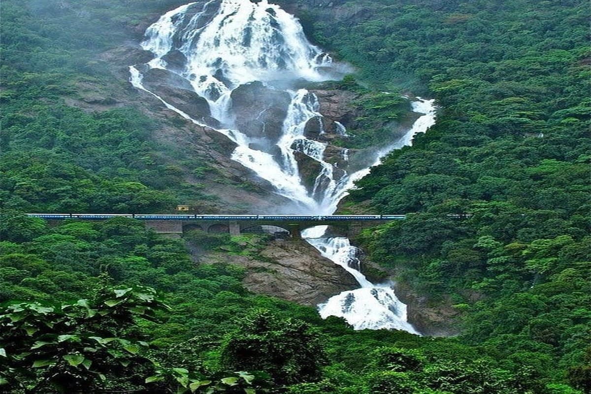 दूधसागर झरने के बीच से निकलती है ट्रेन, दिखता है अद्भुत नजारा, सुंदरता देख आपका भी मन करेगा जाने का