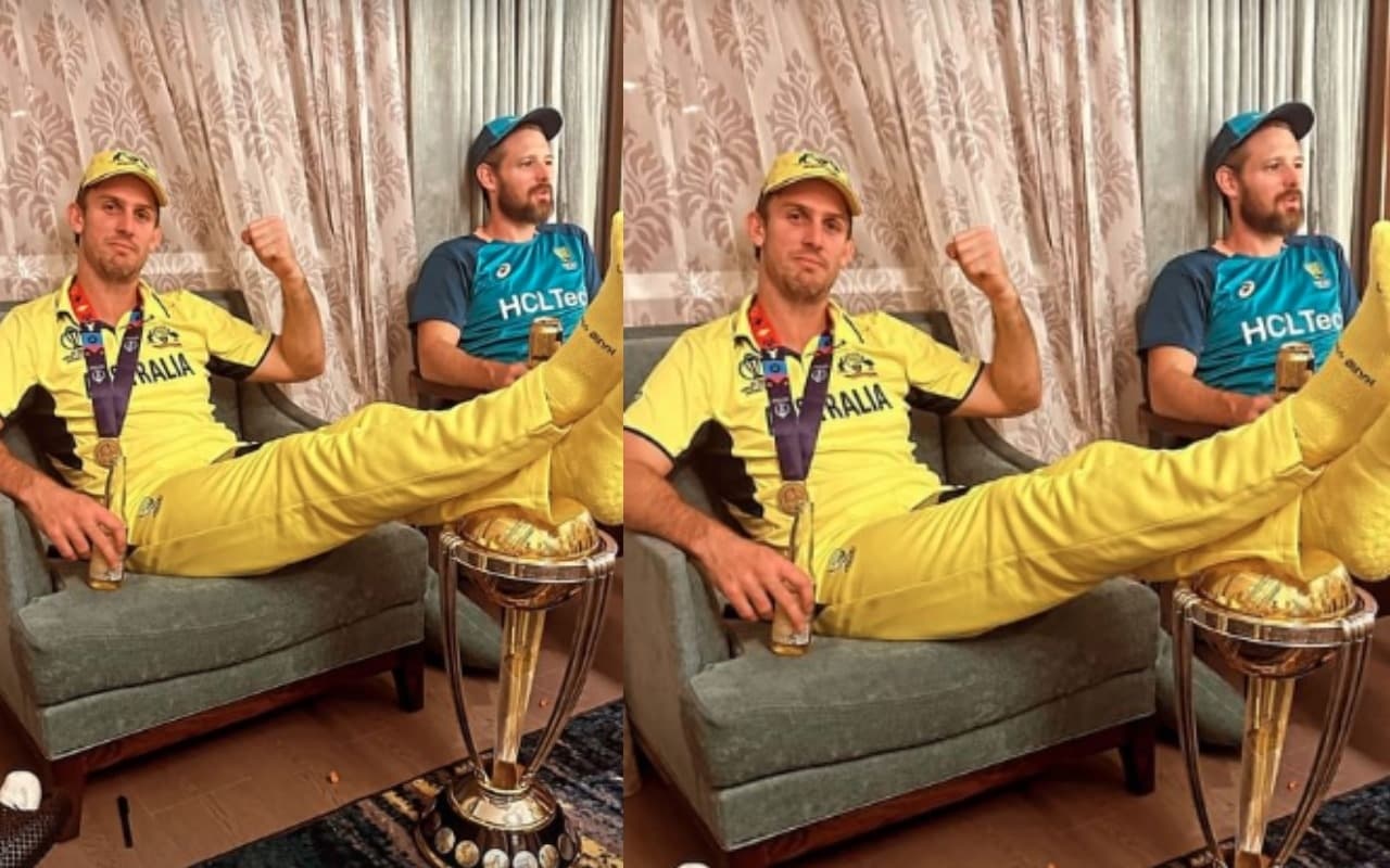 मिशेल मार्श ने वर्ल्ड कप ट्रॉफी पर रखा पैर तो मोहम्मद शमी ने लगाई लताड़, कह दी बड़ी बात