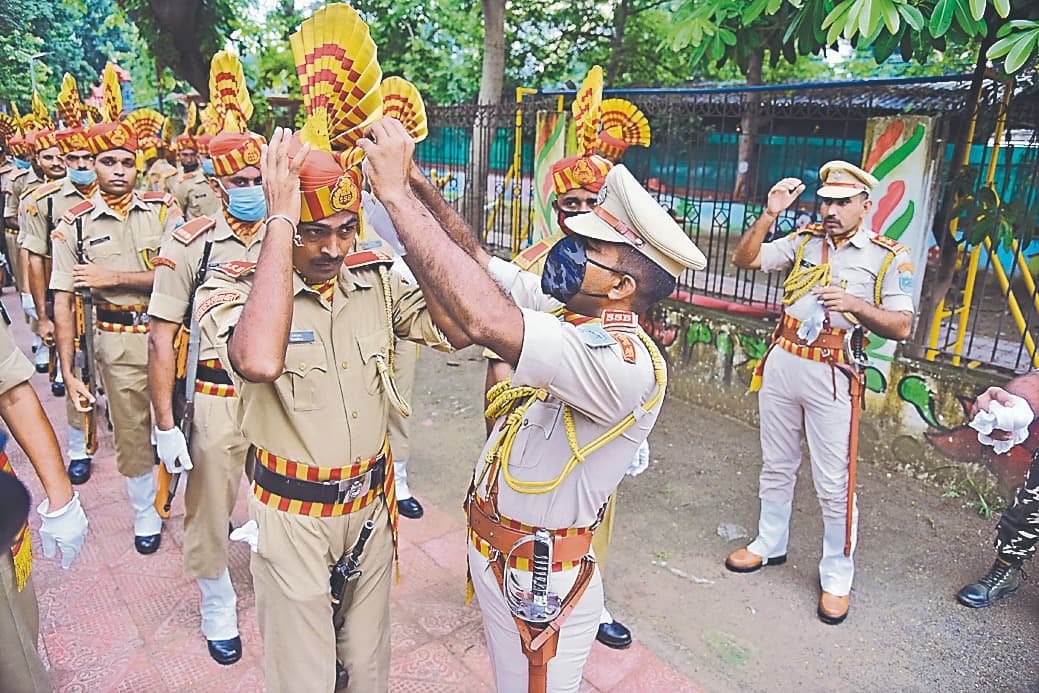 15 August Independence Day 2020 : गांधी मैदान में हुआ फुल ड्रेस रिहर्सल..तस्वीरों में देखें क्या है तैयारी