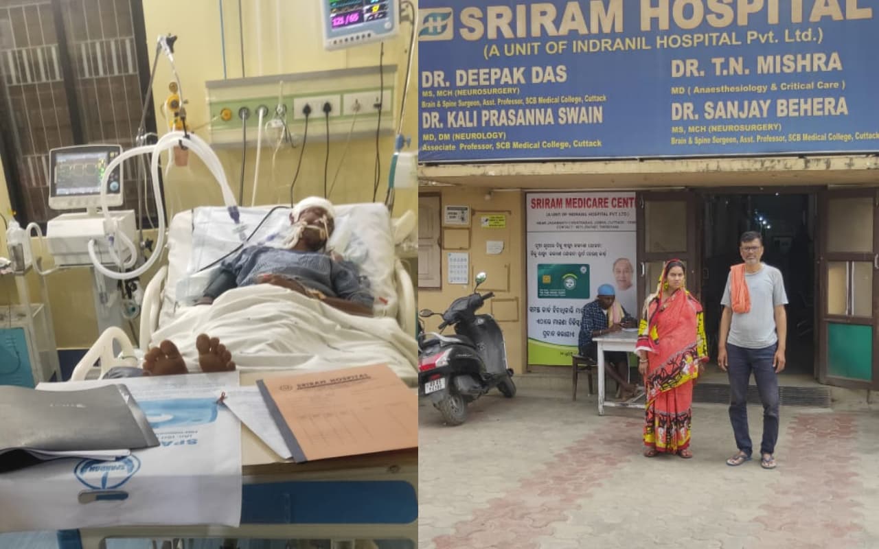 पूर्वी सिंहभूम में हादसे में घायल हुआ कंचन दास, प्रशासन से इलाज के लिए लगाई मदद की गुहार