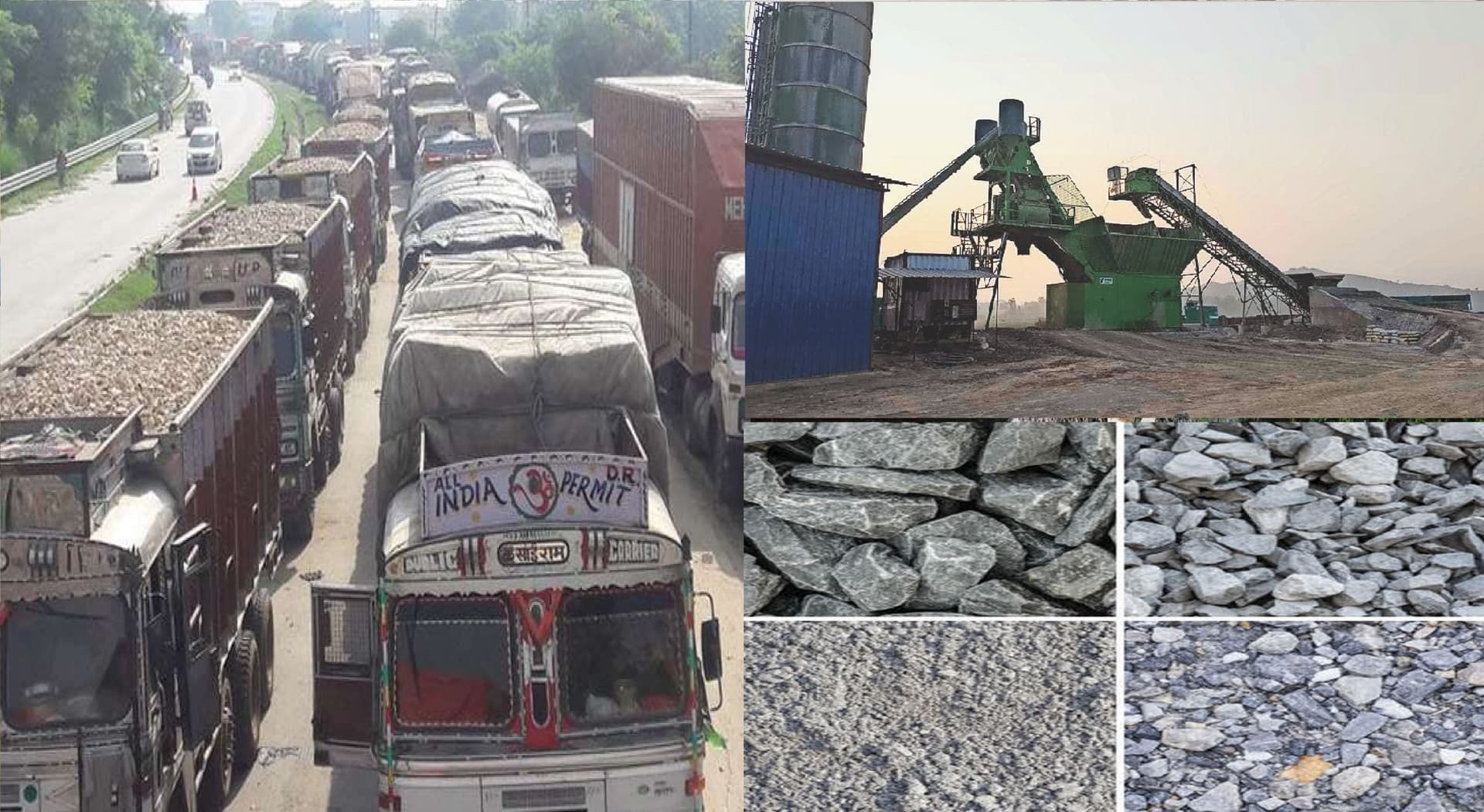 मिर्जाचौकी से जीरो माइल भागलपुर तक हो रही गिट्टी की तस्करी, माफियाओं के सिर पर पुलिस और दबंगों का हाथ