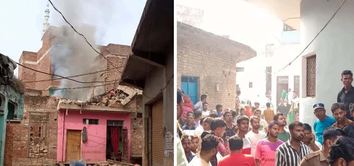 UP News: इटावा में सिलिंडर फटने से दो मंजिला मकान जमींदोज, 10 घायल, एक गम्भीर