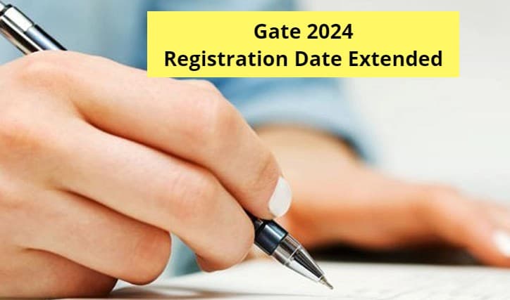 GATE 2024 के लिए फिर बढ़ी रजिस्ट्रेशन की तिथि, अब तिथि तक कर सकेंगे आवेदन GATE 2024 के लिए फिर बढ़ी रजिस्ट्रेशन की तिथि, अब तिथि तक कर सकेंगे आवेदन