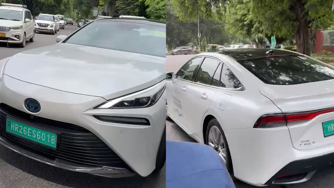 नितिन गडकरी की स्पेशल कार में तेजस्वी यादव ने किया सफर, ना पेट्रोल की झंझट ना चार्जिंग की, जानें खासियत