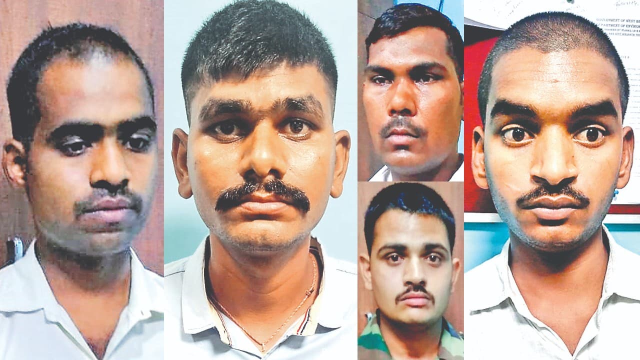 आर्मी ऑफिसर बनकर बेरोजगार युवकों से ठगी करने वाले पांच शातिर गिरफ्तार