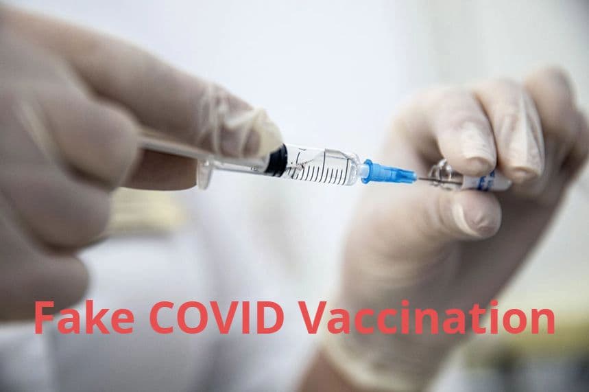 लोगों को झांसा देकर लगा रहे थे कोरोना का फर्जी टीका, पुलिस ने दो को दबोचा