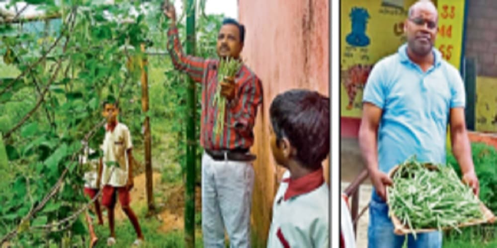 झारखंड के इस स्कूल में छात्रों को मिलती है जैविक खेती की शिक्षा, मास्टर जी की पहल का मिल रहा बेहतर रिजल्ट