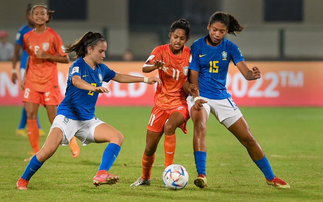 FIFA U17 Women's World Cup: ब्राजील से 0-5 से हारा भारत, बिना किसी जीत और गोल के साथ बाहर हुई टीम इंडिया