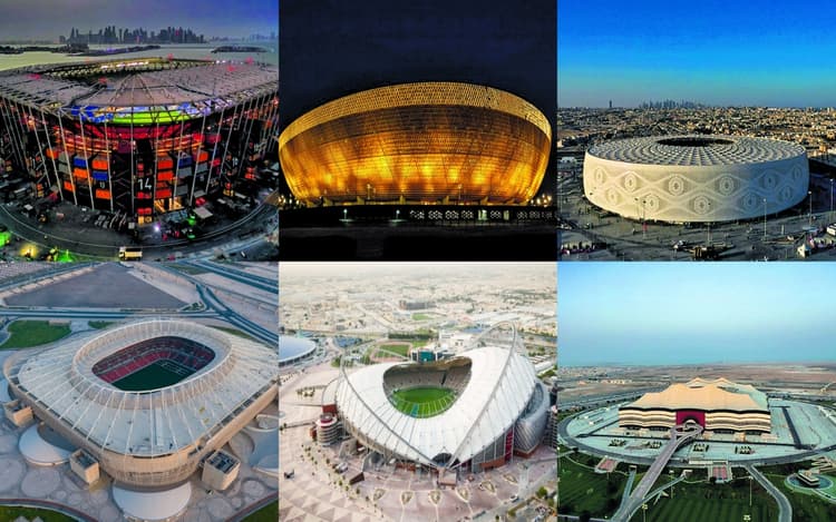 FIFA World Cup 2022: कतर में 60 किलोमीटर के दायरे में आठ स्टेडियम, जहां होंगे 64 मुकाबले, देखें PHOTOS