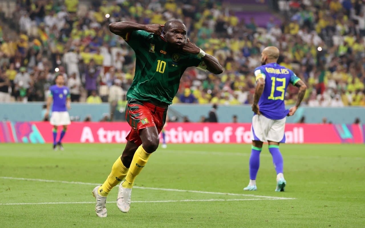 FIFA World Cup: कैमरून ने 5 बार की चैंपियन ब्राजील को हराकर रचा इतिहास, स्विट्जरलैंड पहुंची अंतिम 16 में