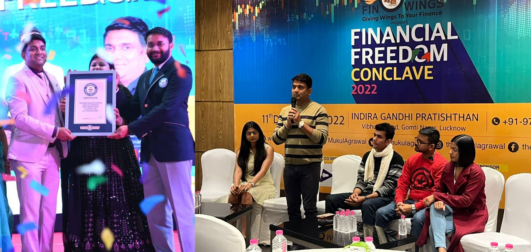 फाइनेंशियल फ्रीडम कॉन्क्लेव में बना गिनीज वर्ल्ड रिकार्ड, 2000 से अधिक दर्शक हुये शामिल