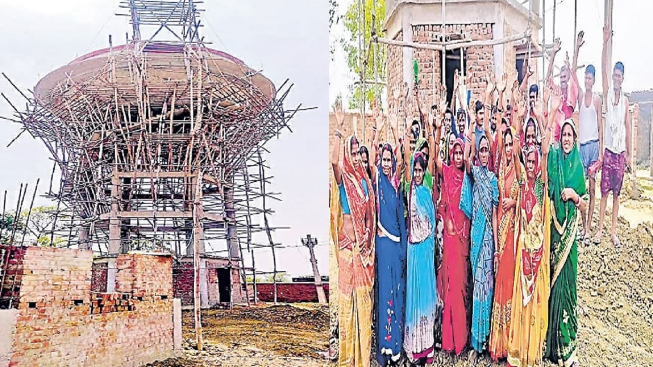 Munger News: तारापुर में पानी के लिए मचा हाहाकार, तीन साल बाद भी जलमीनार का निर्माण कार्य पड़ा अधूरा