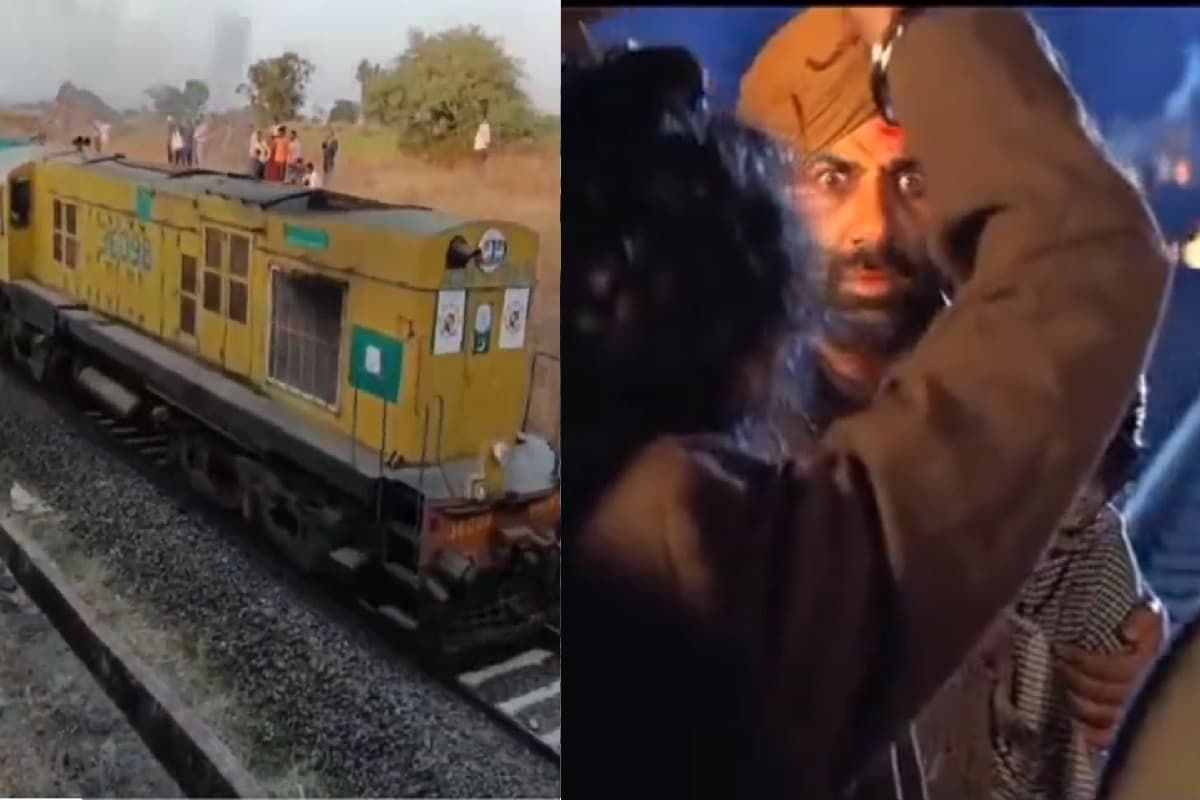 Gadar 2: सनी देओल की फिल्म के सेट से वायरल हुआ ट्रेन वाला वीडियो, जलती गाड़ियों के बीच तारा सिंह ने किया एक्शन